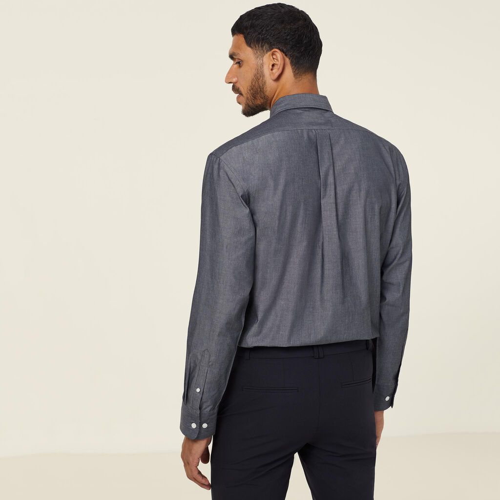 Long Sleeve Chambray Shirt