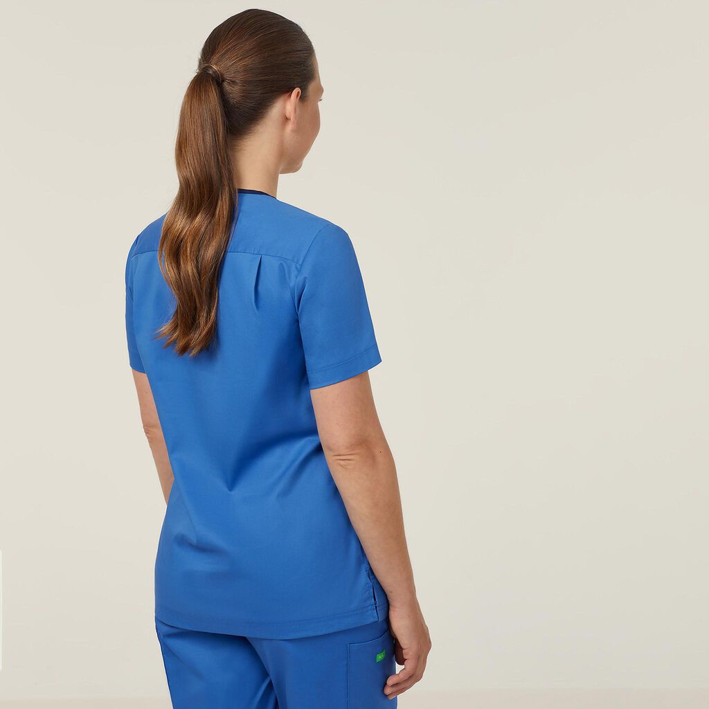 Nightingale V Neck Contrast Scrub Top