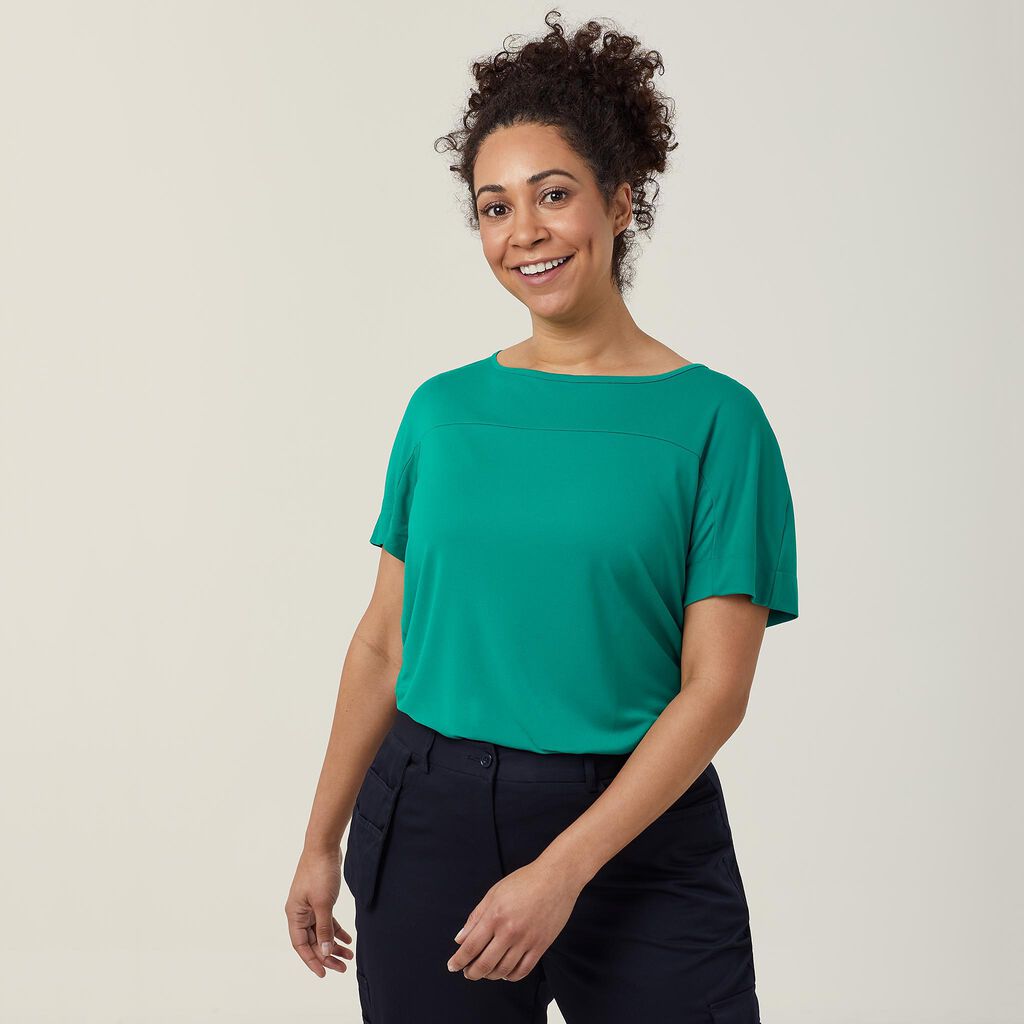 Matt Jersey Boat Neck Top