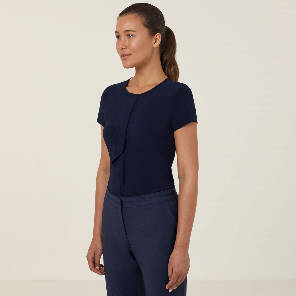 Soft Jersey Short Sleeve Round Neck T-Top