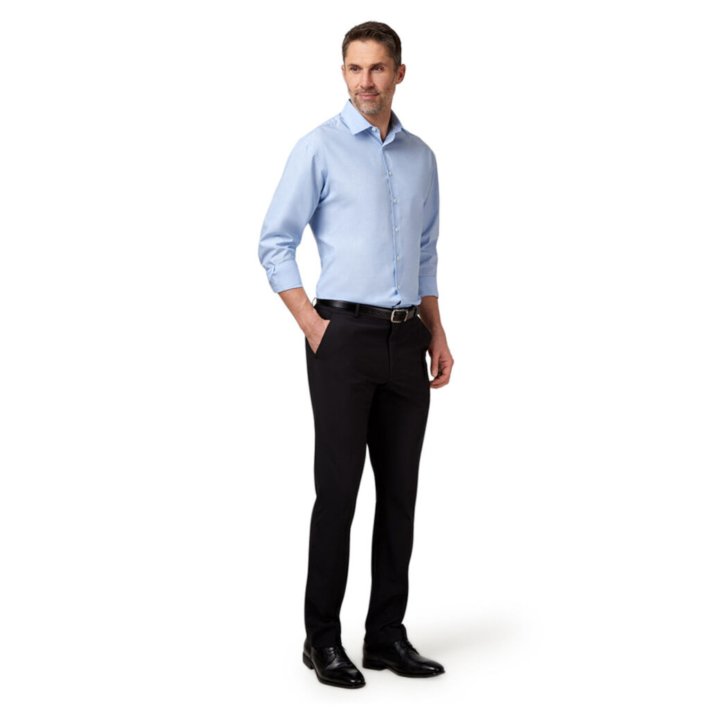 Poly Cotton End On End Long Sleeve Shirt