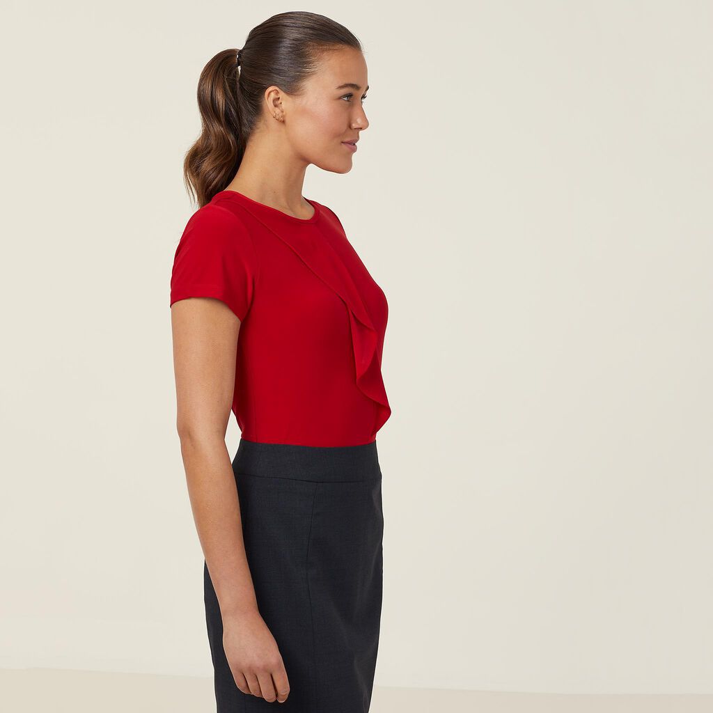 Soft Jersey Short Sleeve Round Neck T-Top