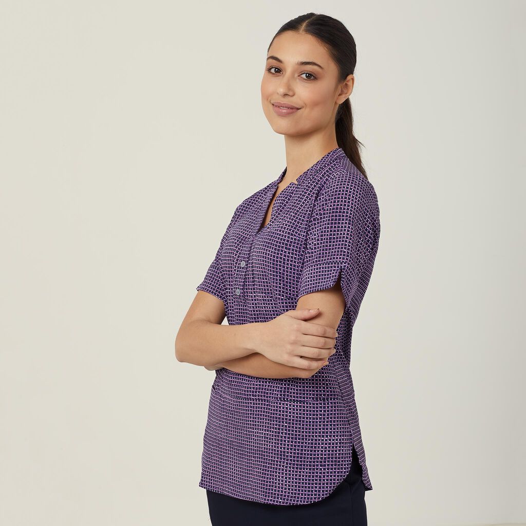 Pixel Print Short Sleeve Tunic