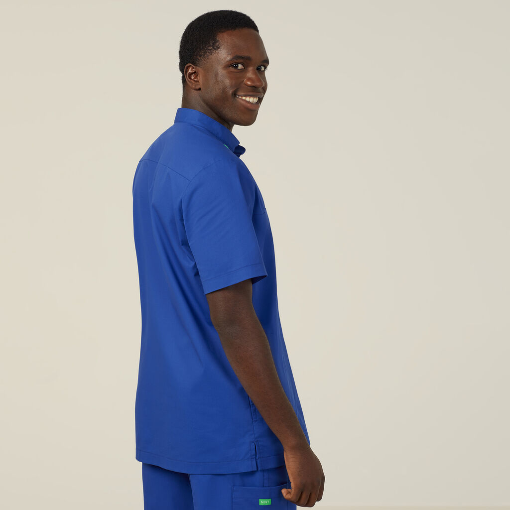 Next-Gen Antibacterial Active Doherty Mandarin Collar Scrub Top