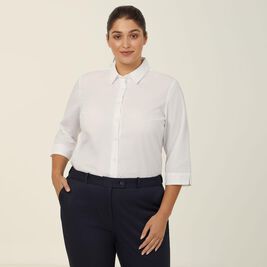 Poplin 3/4 Sleeve Shirt