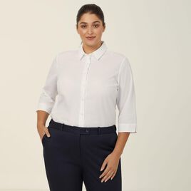 Poplin 3/4 Sleeve Shirt