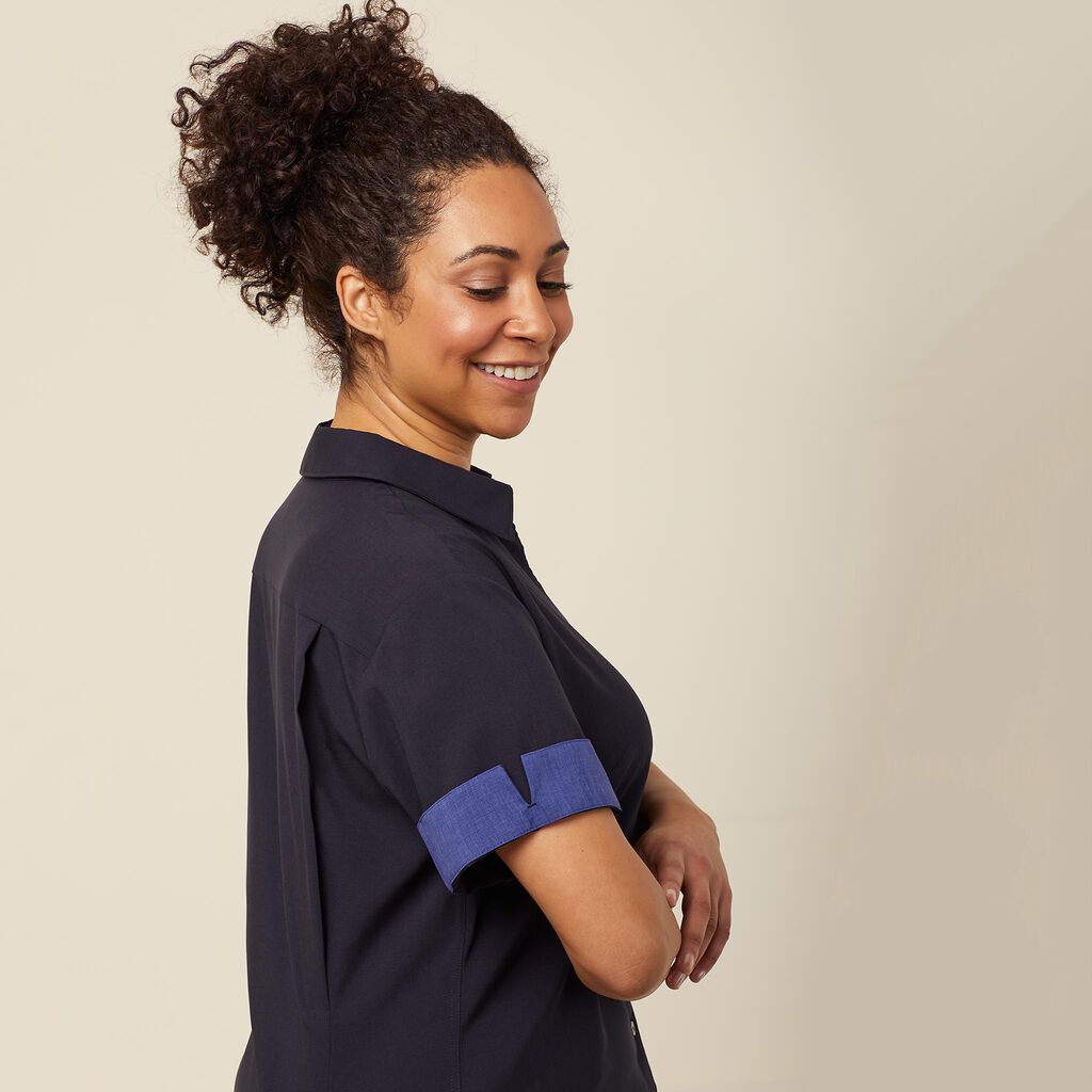Polylin Short Sleeve Action Back Shirt