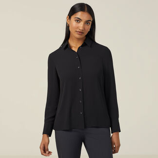 Georgie Long Sleeve Unstructured Shirt