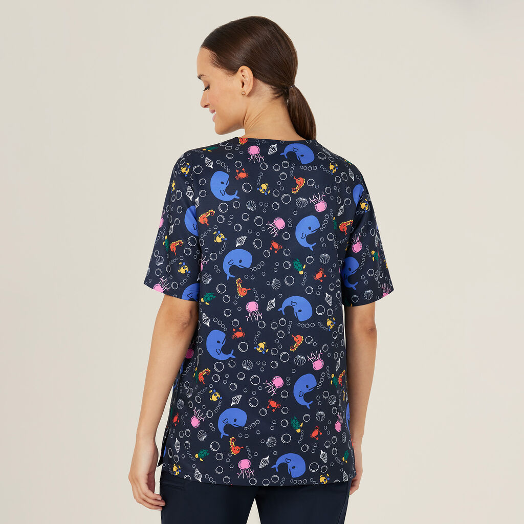 Under The Sea Scrub Top