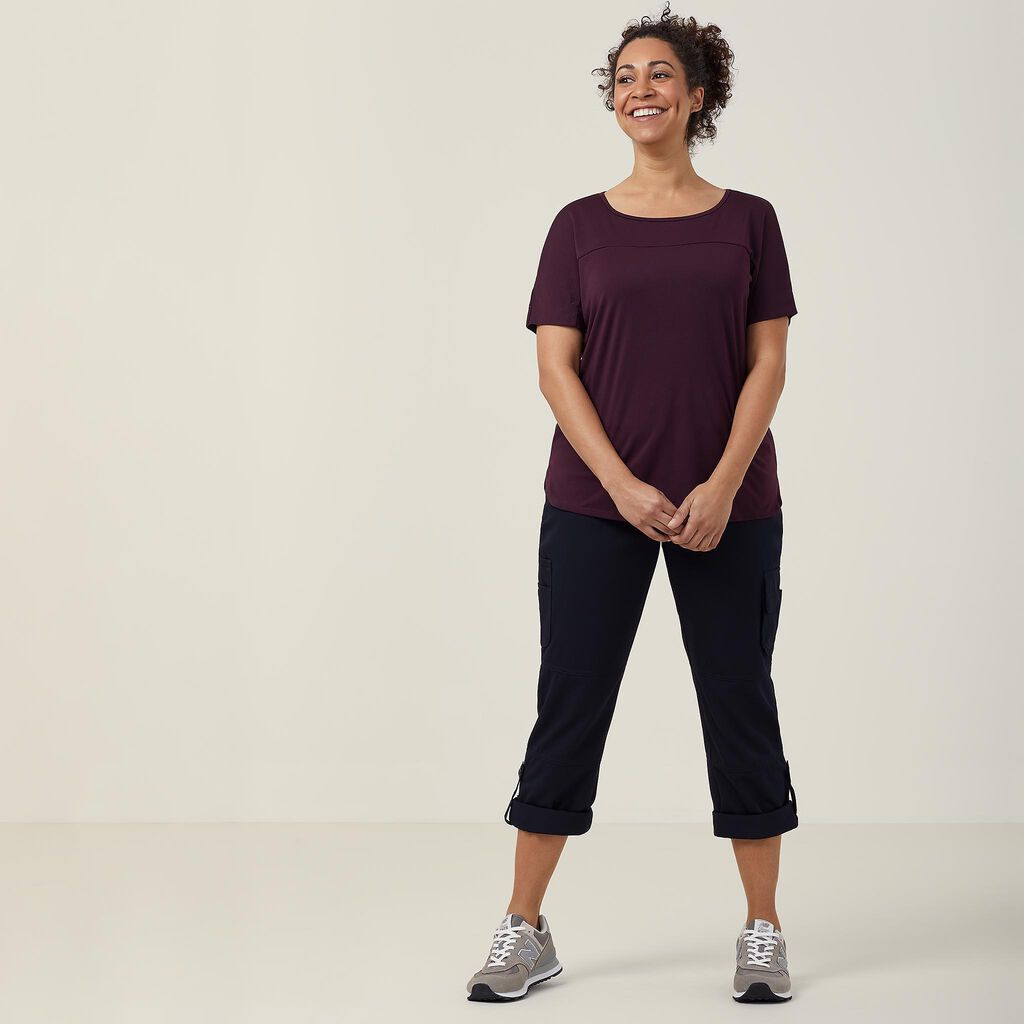 Matt Jersey Boat Neck Top
