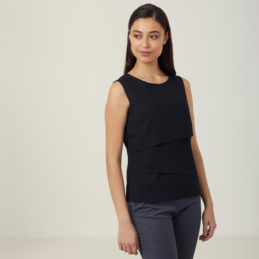 Sleeveless Layered Top