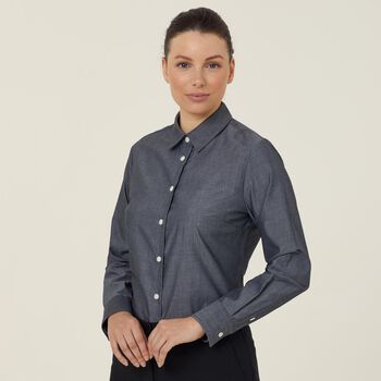 Long Sleeve Chambray Shirt