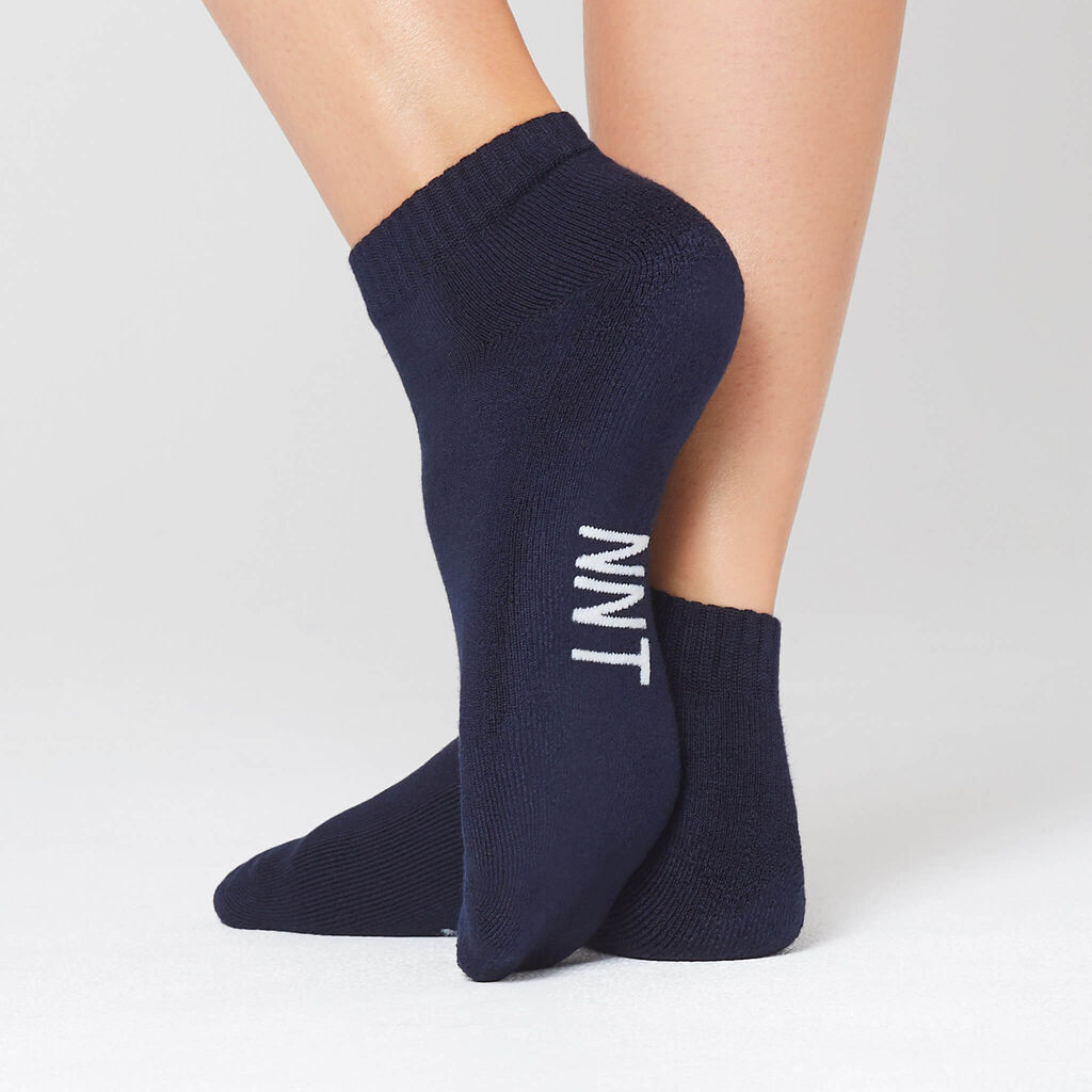 Bamboo 3 Pack Ankle Socks, navy