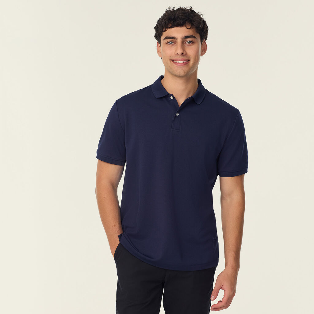Antibacterial Polyface Short Sleeve Polo