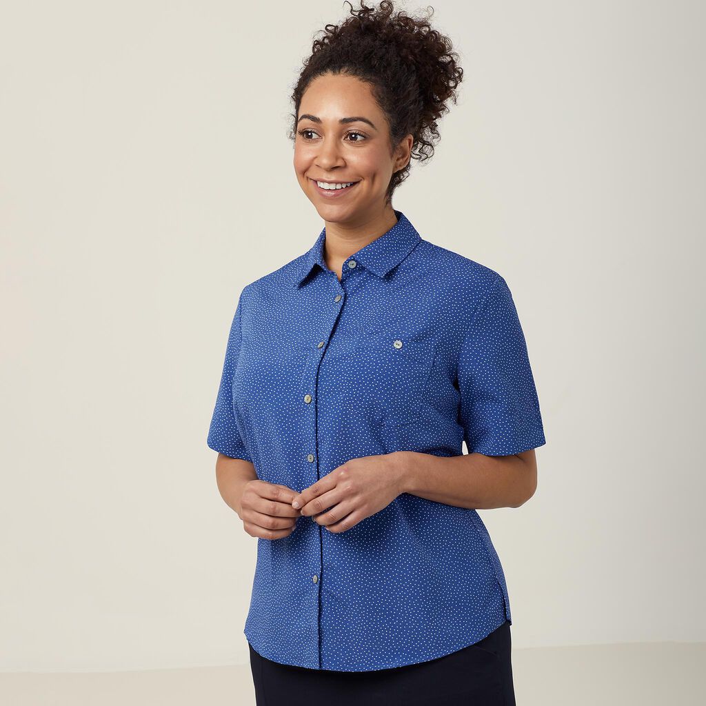 Silvi Spot Print Short Sleeve Shirt
