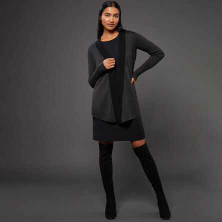 Merino Wool Long Line Jacket 