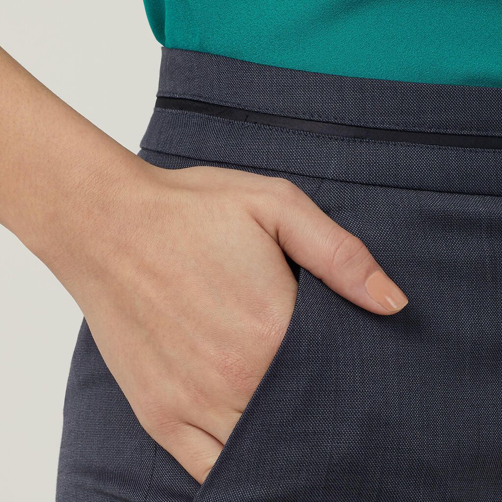 Sharkskin Slimline Detail Pant