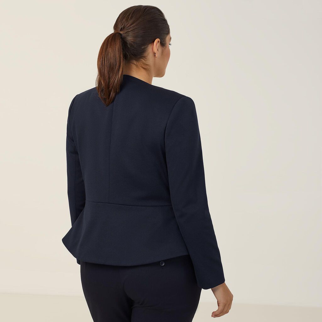 Ponte Knit Cropped Jacket