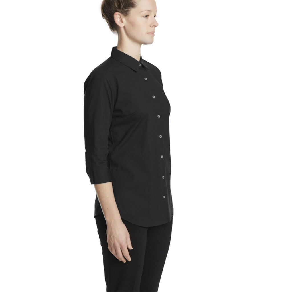 Stretch Cotton Blend 3/4 Slv Madem Shirt