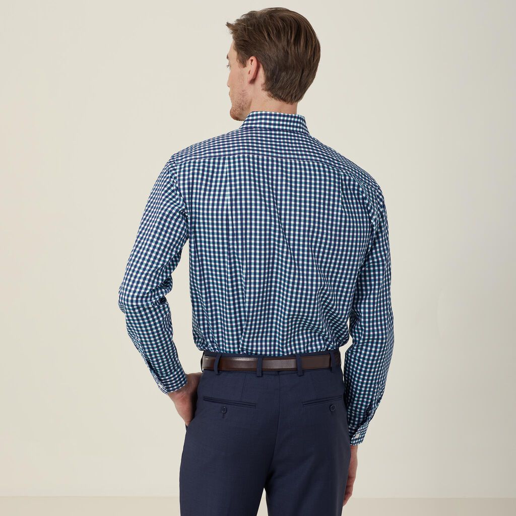 Dobby Check Long Sleeve Shirt