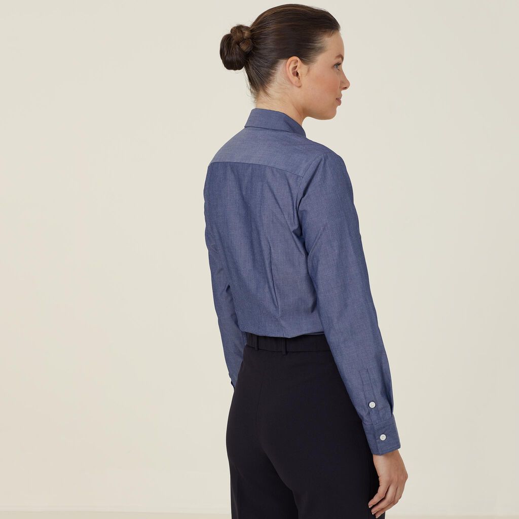 Long Sleeve Chambray Shirt