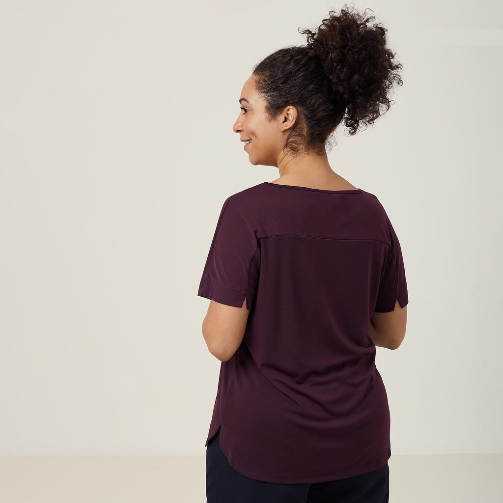 Matt Jersey Boat Neck Top
