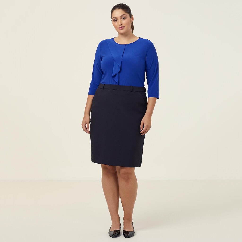 Soft Jersey 3/4 Round Neck T-Top