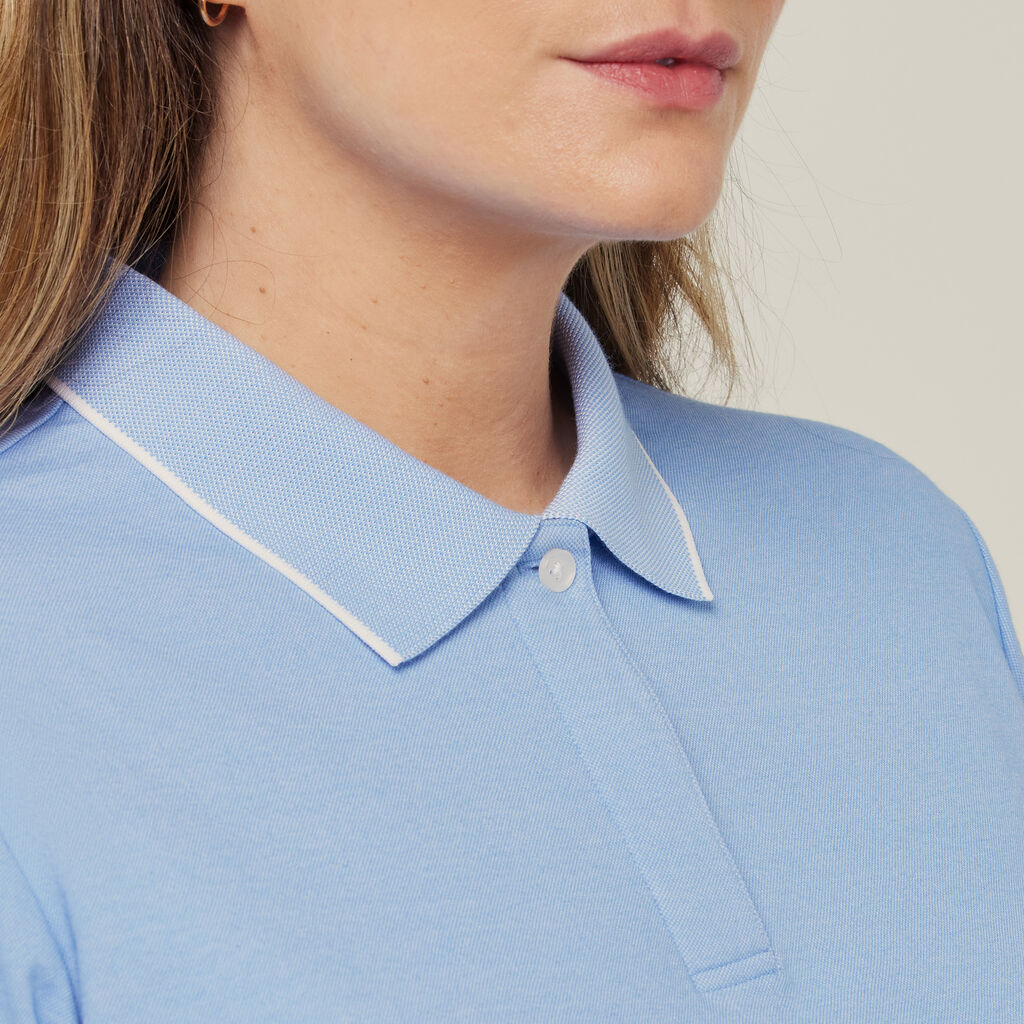 Textured Cotton Poly Short Sleeve Polo