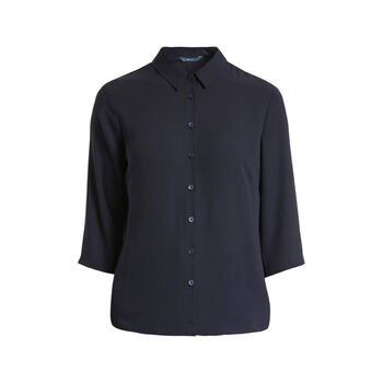 3/4 Sleeve Pleat Detail Blouse