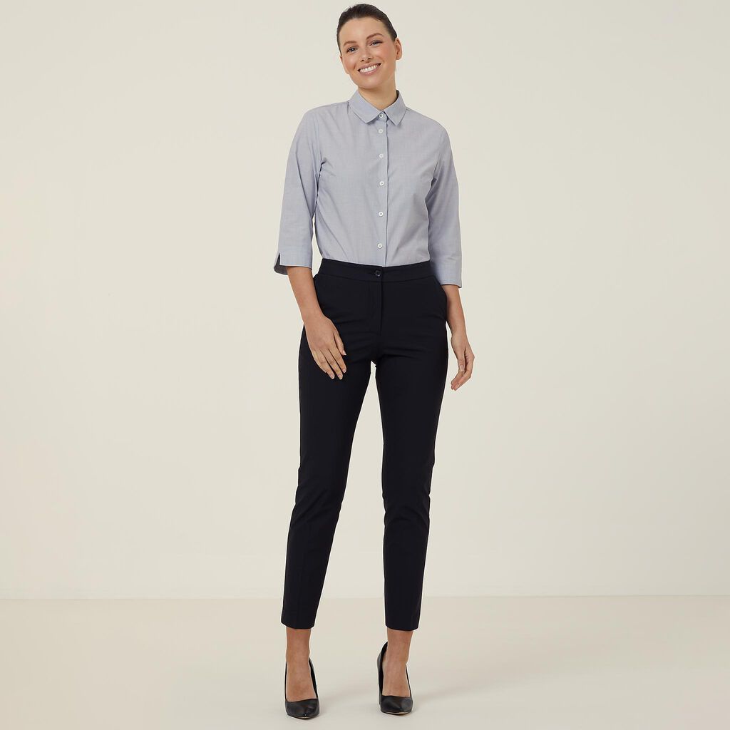 Poly Cotton End On End 3/4 Sleeve Shirt