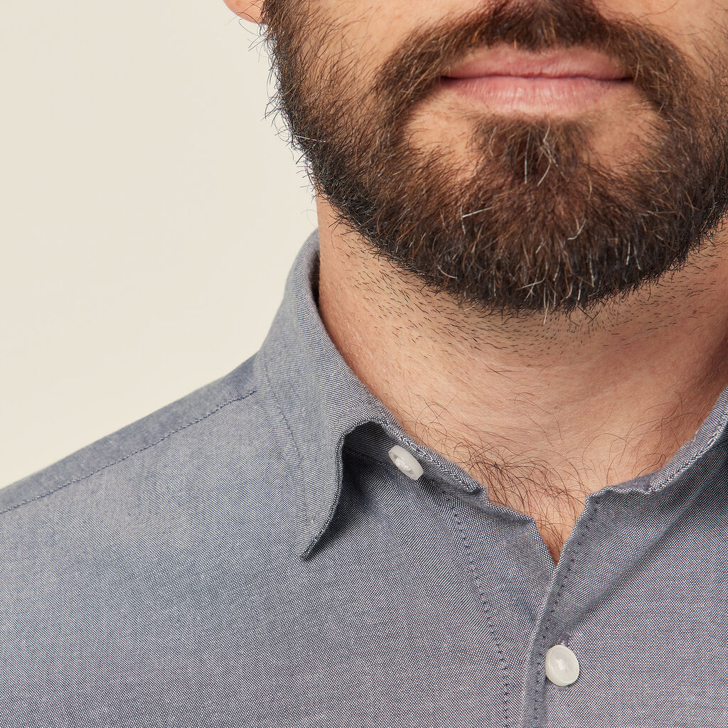 Cotton Chambray Long Sleeve Shirt