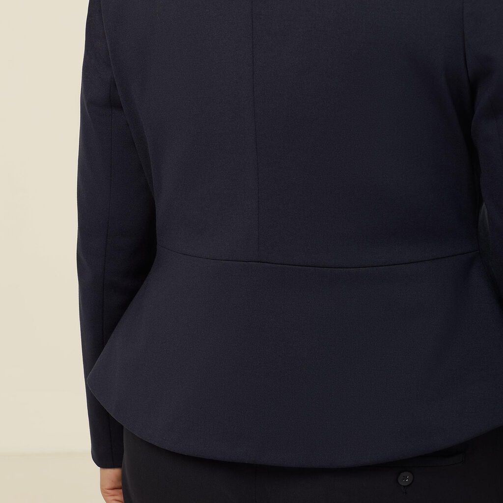 Ponte Knit Cropped Jacket