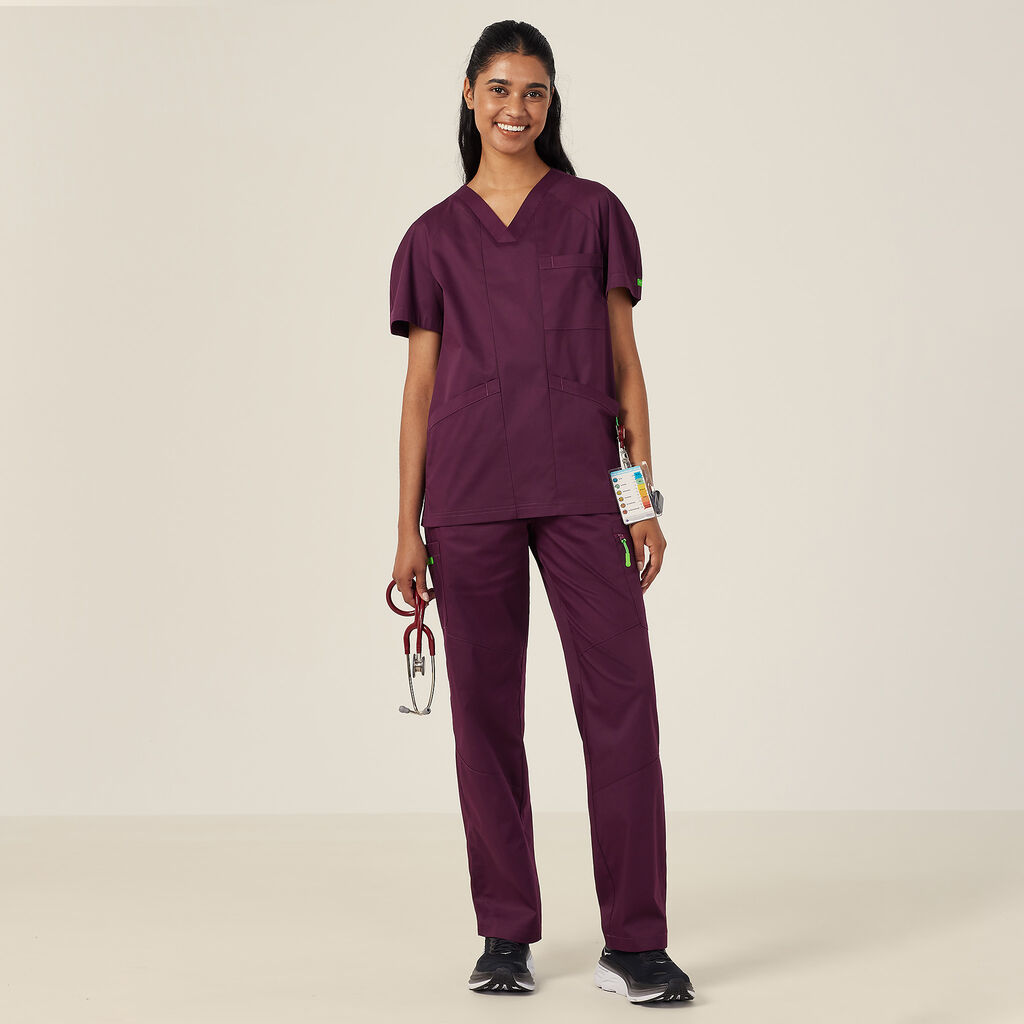 Next-Gen Antibacterial Active Carl Scrub Top