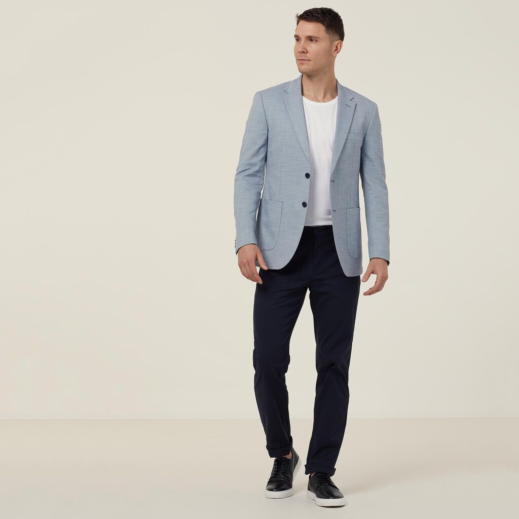 Linen Look Half-Lined Jacket