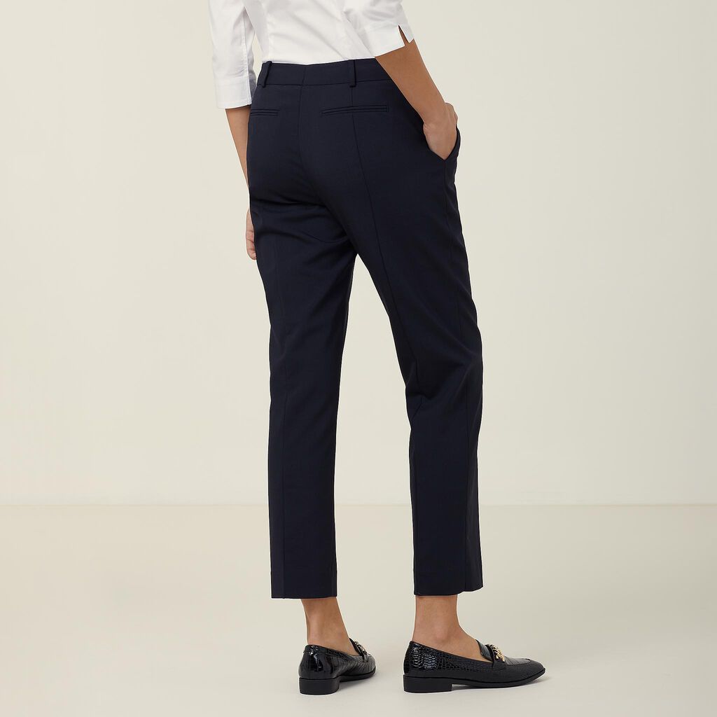 Stretch Wool Blend Slimline Pant