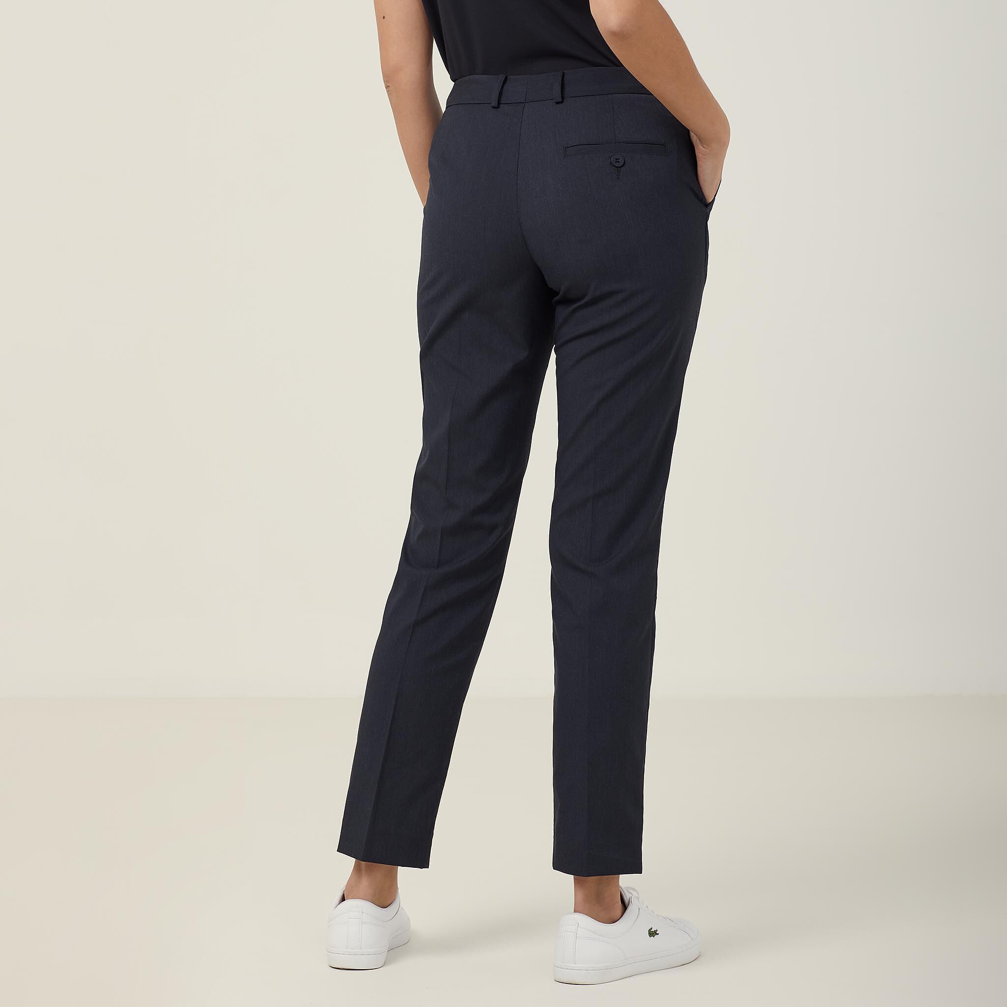 Slim Leg Secret Waist Pant, black | NNT 