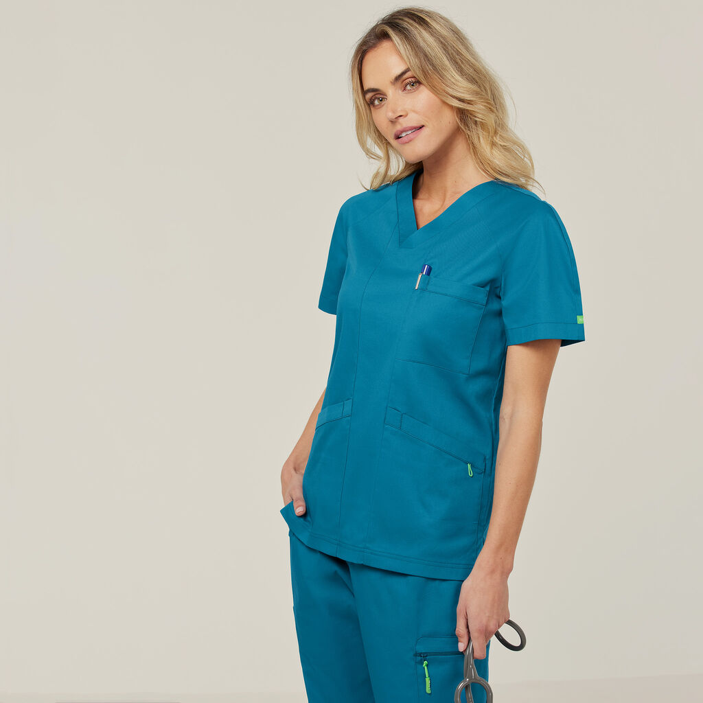Next-Gen Antibacterial Active Carl Scrub Top