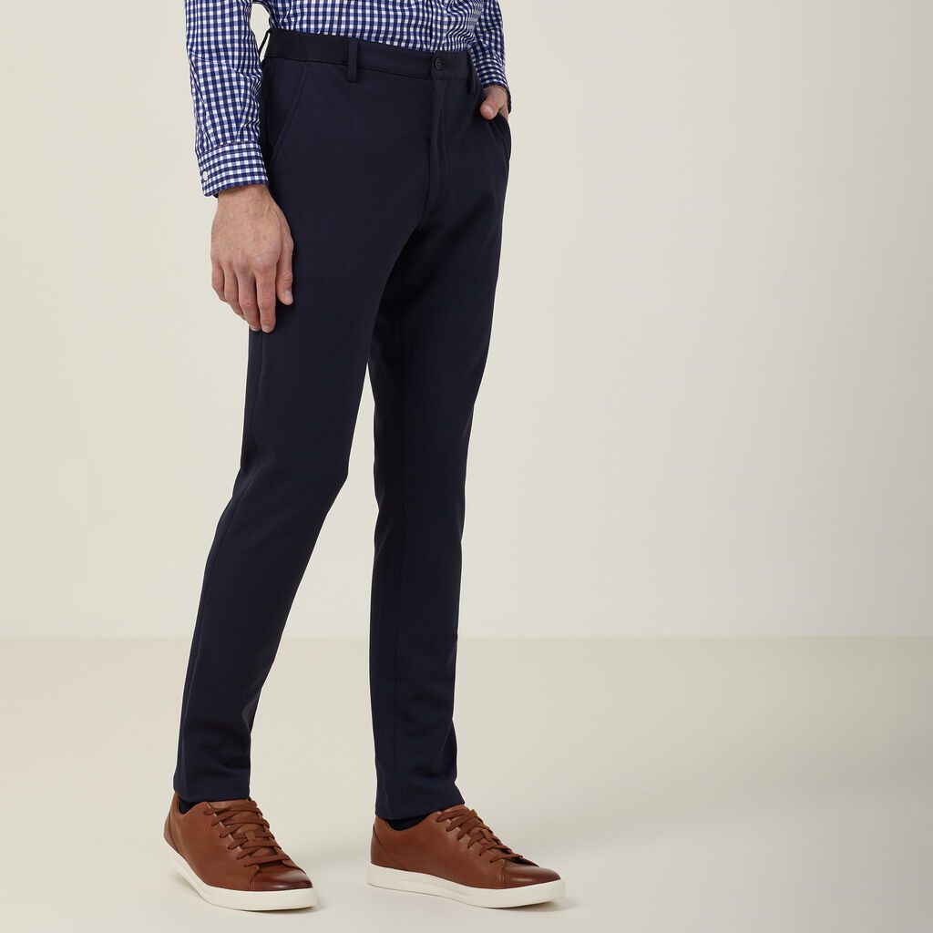 Ponte Knit Slim Fit Pant
