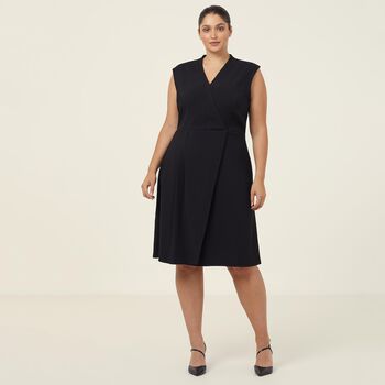 Sleeveless Wrap Dress