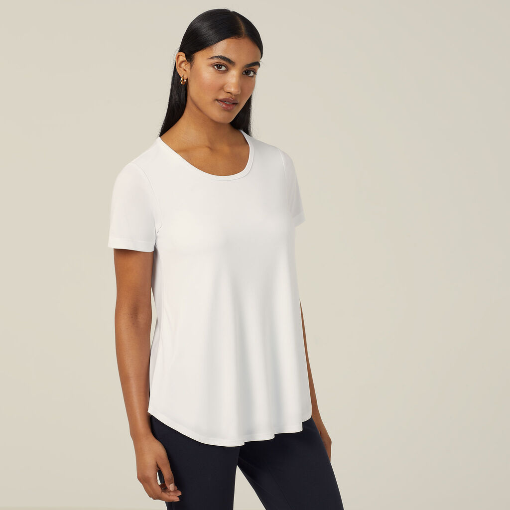 Matt Jersey Short Sleeve Swing Top