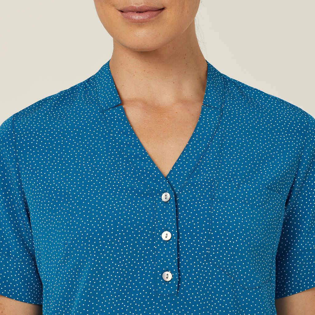 Silvi Spot Print Short Sleeve Tunic