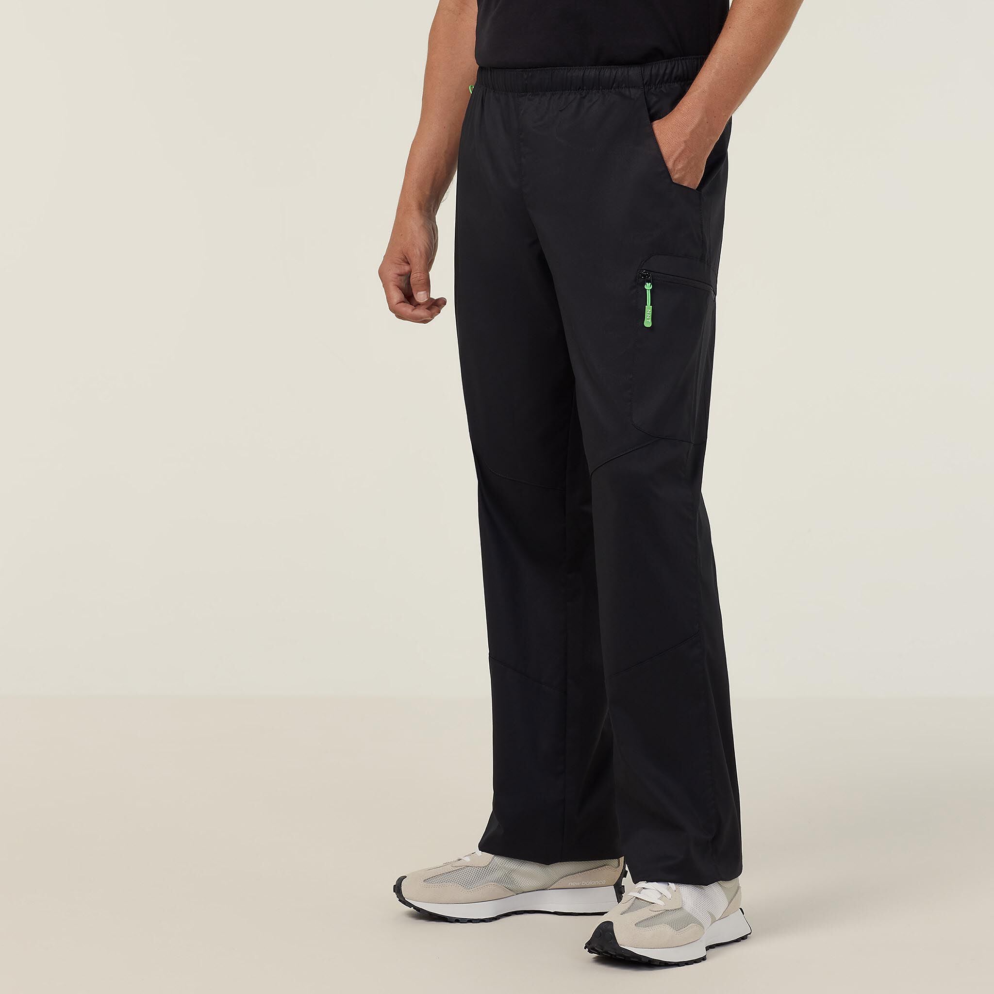 Rontgen Elastic Waist Scrub Pant, black 