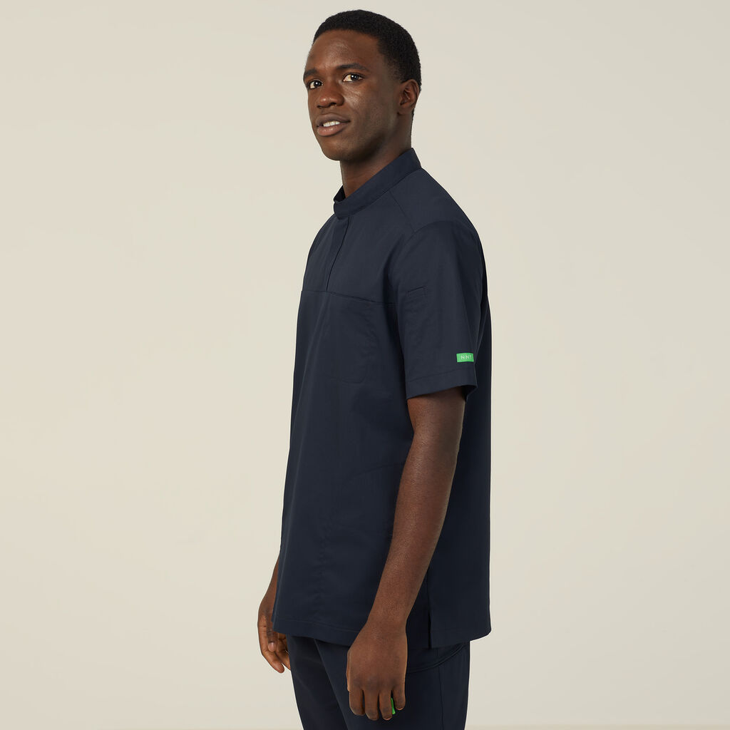 Next-Gen Antibacterial Active Doherty Mandarin Collar Scrub Top