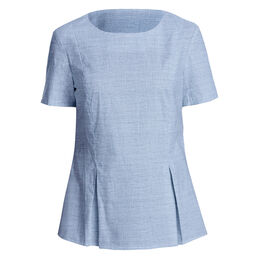 Short Sleeve Peplum Top