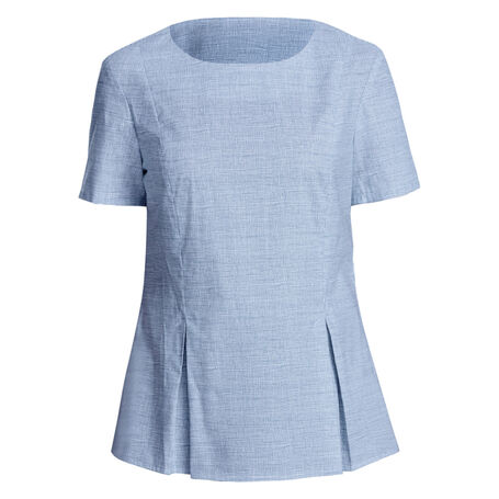 Short Sleeve Peplum Top