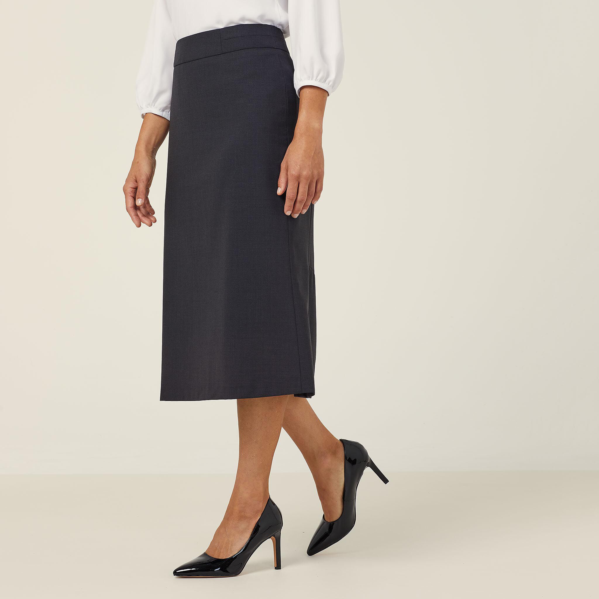 A line skirt long top