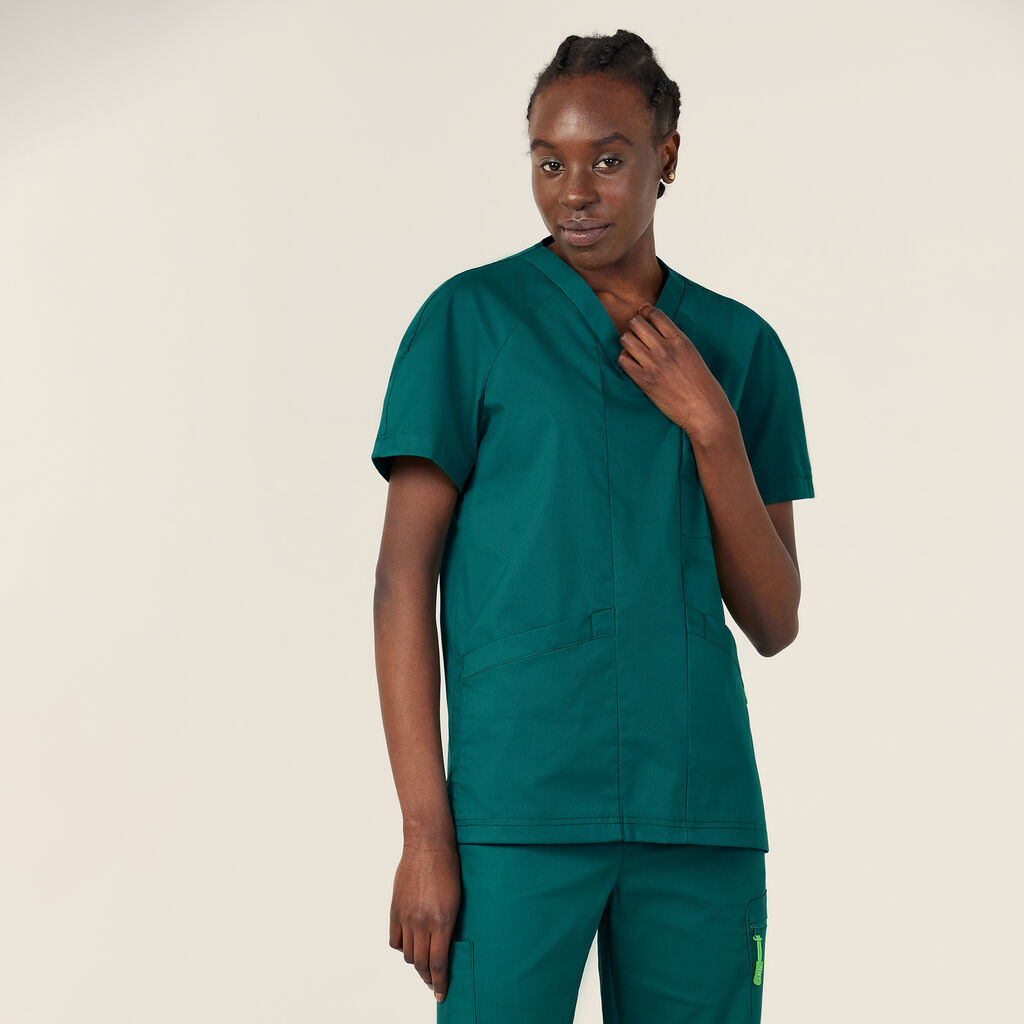 Next-Gen Antibacterial Active Carl Scrub Top