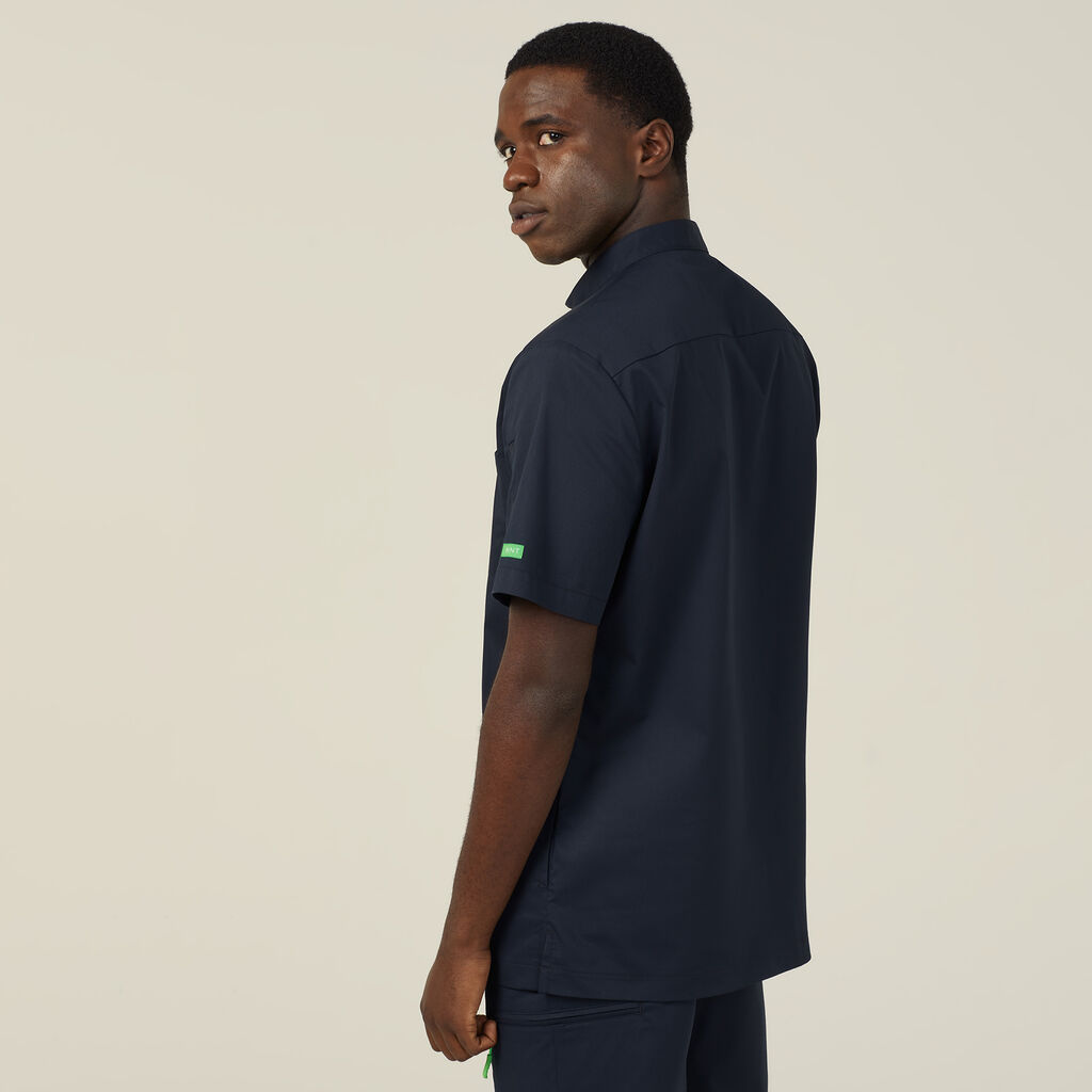 Next-Gen Antibacterial Active Doherty Mandarin Collar Scrub Top