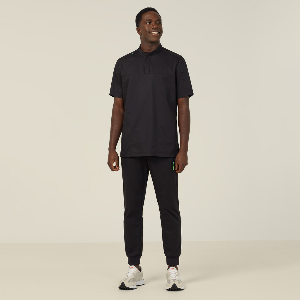 Next-Gen Antibacterial Active Doherty Mandarin Collar Scrub Top