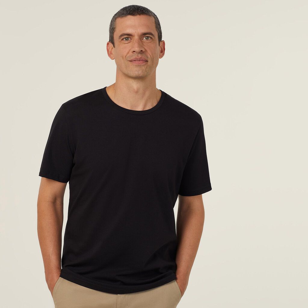 Cotton Jersey Short Sleeve Crew Neck Tee